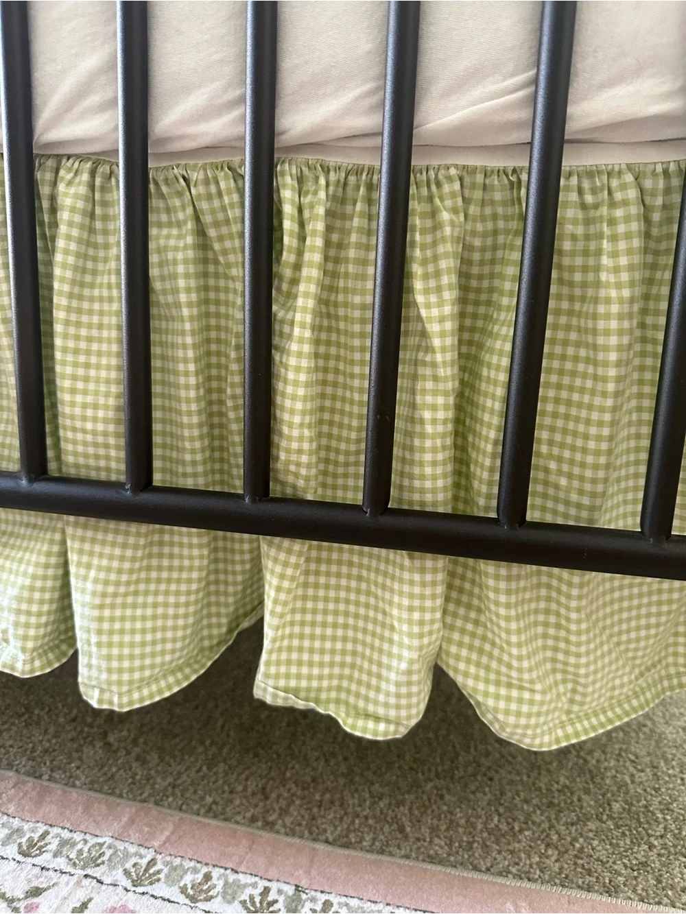Pottery Barn Kids crib skirt